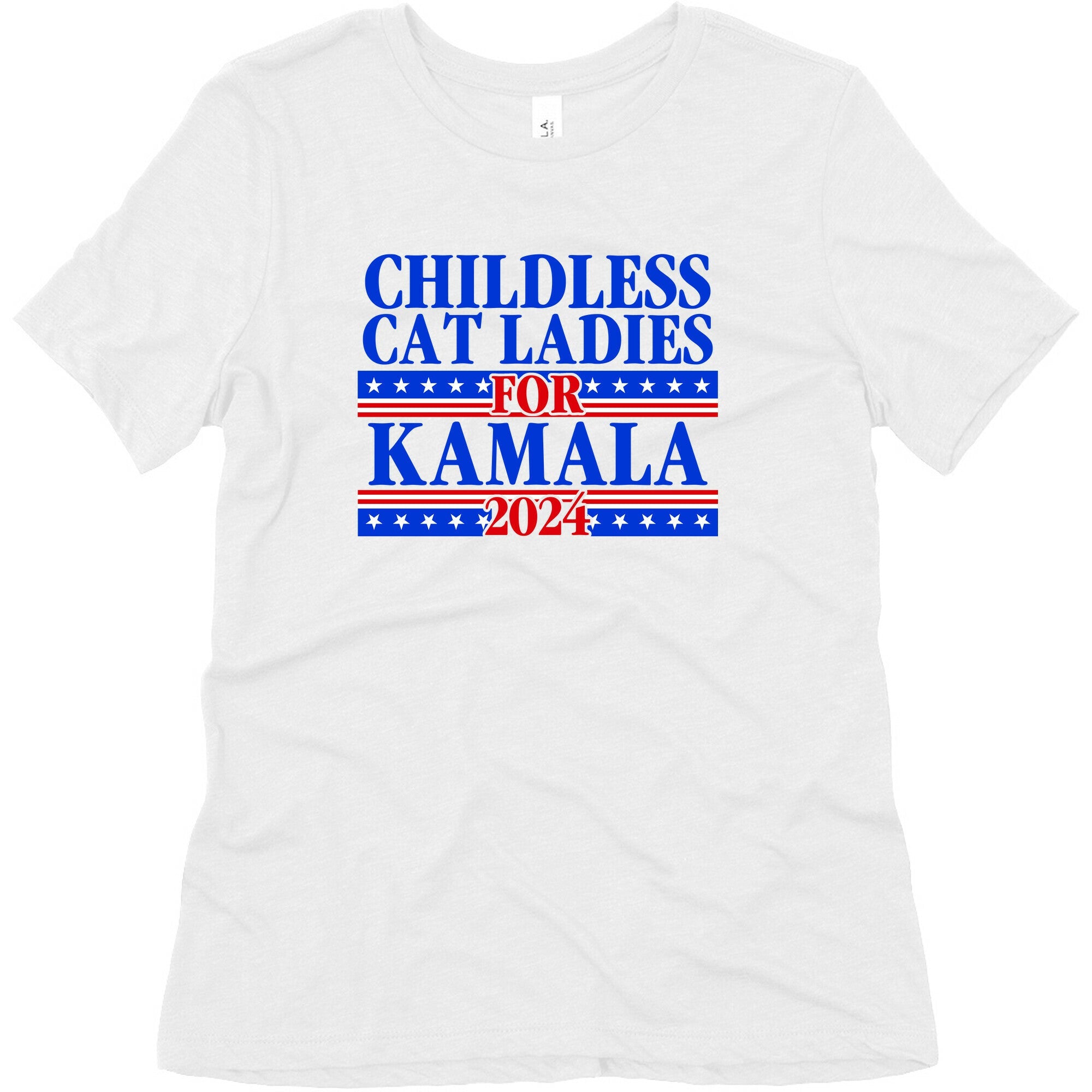 Patriotic Childless Cat Ladies for Kamala Womens Triblend Tee
